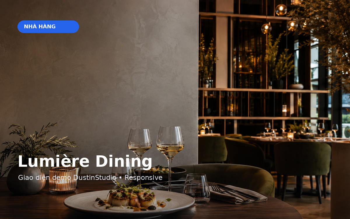 Giao diện Lumière Dining
