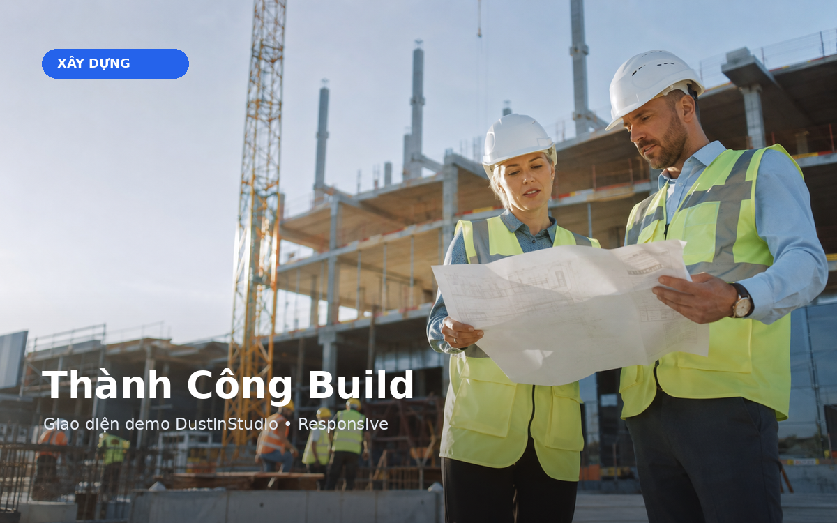 Giao diện Thành Công Build